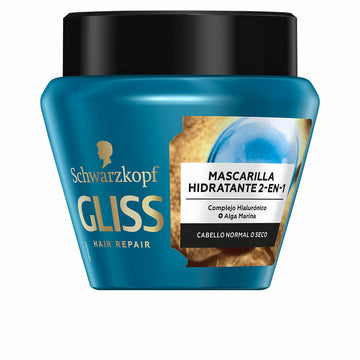 Maschera per Capelli Schwarzkopf Gliss Aqua Revive 300 ml