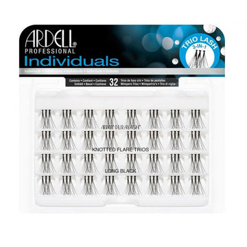 Lot de faux cils Ardell Duralash Long Black Onglets individuels 32 Unités