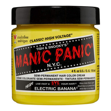 Manic Panic Classic HCR 11012 elektriniai bananų ilgalaikiai plaukų dažai (118 ml)