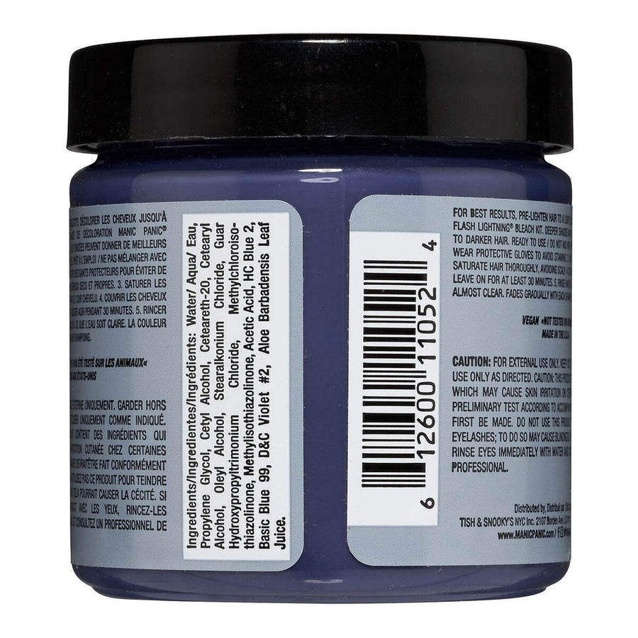 „Manic Panic Classic“ ilgalaikiai plaukų dažai 612600110029 mėlynas plienas (118 ml)