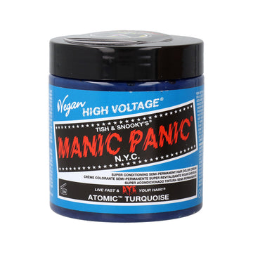 Manic Panic Panic High Turquoise pusiau nuolatinė plaukų spalva (237 ml)