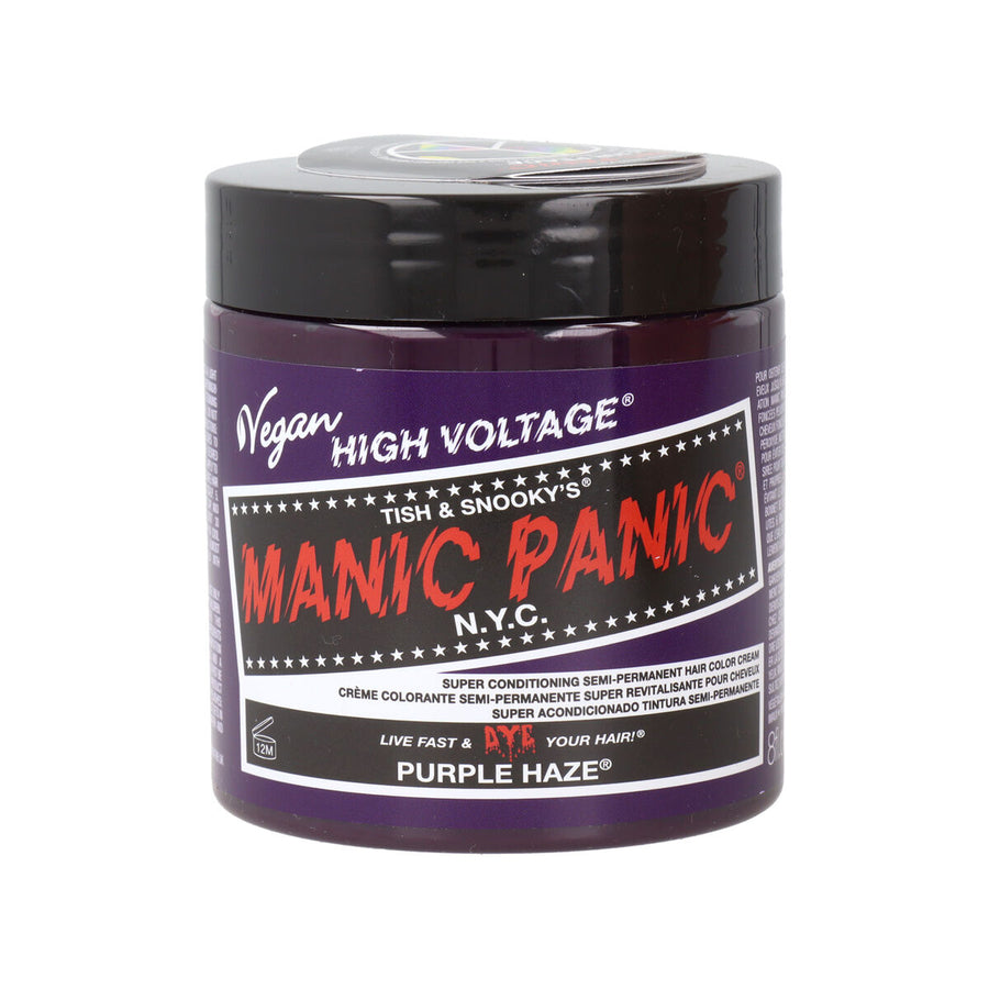 „Manic Panic Panic“ ryškiai violetinė veganiška pusiau nuolatinė plaukų spalva (237 ml)