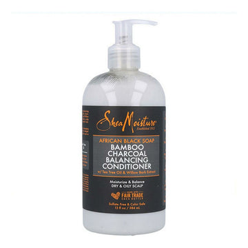 Après-shampooing  African Black Soap Bamboo Charcoal Shea Moisture (384 ml)