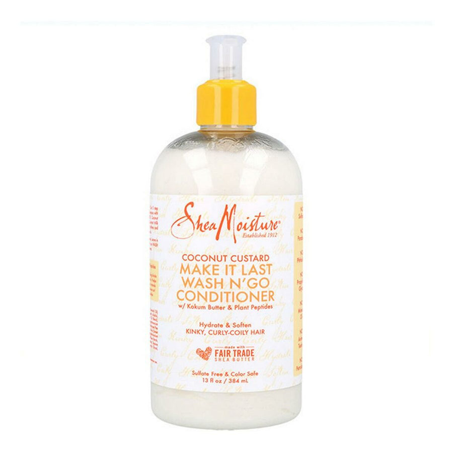 Après-shampooing Shea Moisture Coconut Custard Wash N'Go Shea Moisture (384 ml)