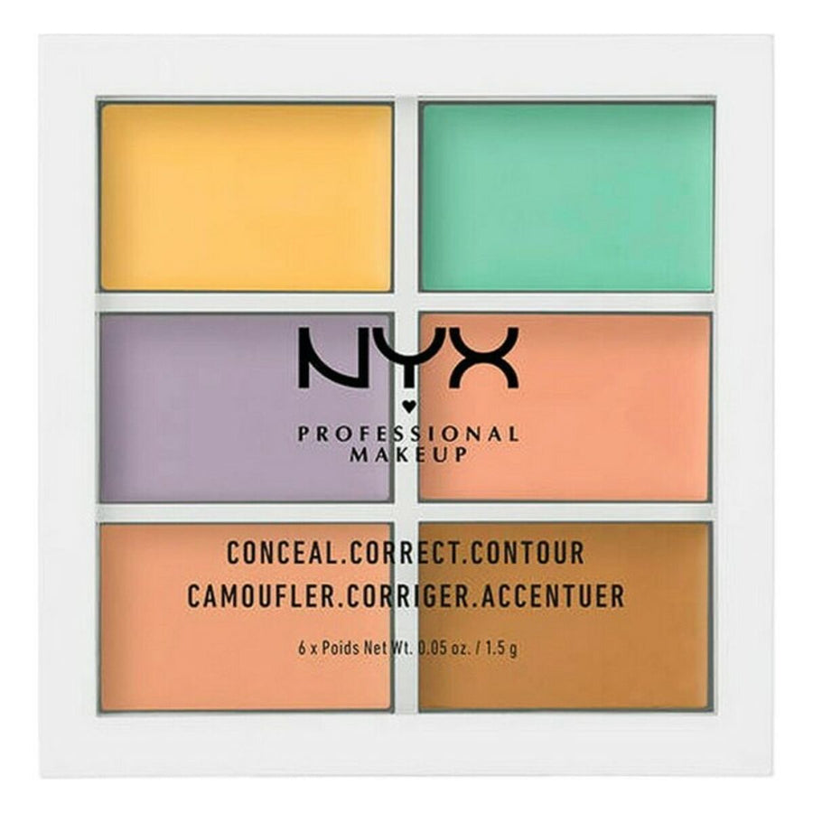 NYX Conceal Compact korektorius (6 x 1,5 g)