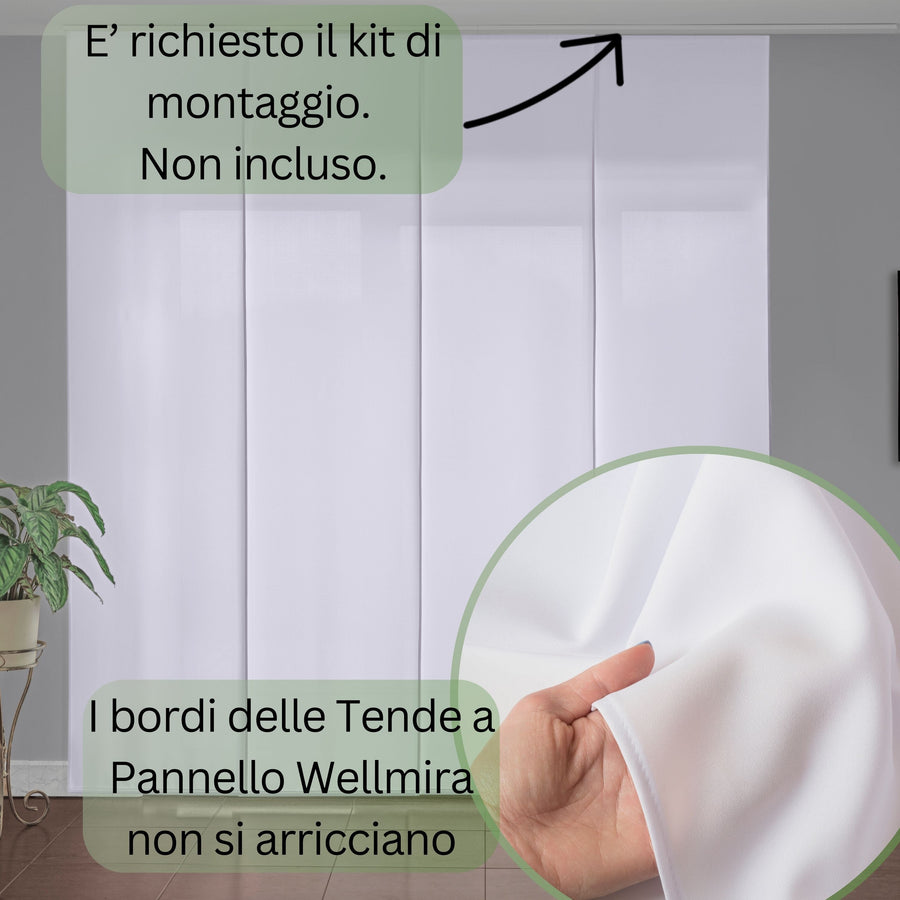Set di 4 Tende a Pannello Cascate Mokoju nella Giungla