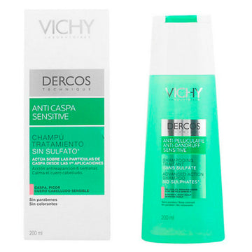 Shampooing antipelliculaire Dercos Vichy (200 m) Cheveux avec pellicules