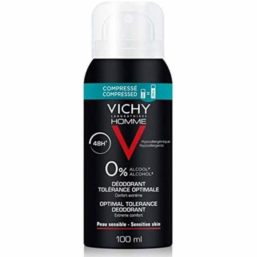 „Vichy Tolérance Optimale“ dezodorantas vyrams, be alkoholio, 48 val. unisex suaugusiems (100 ml)