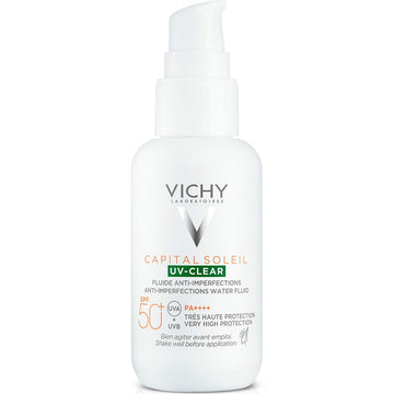 Vichy Capital Soleil UV Clear Anti-Imperfections Fluid Sun Milk Spf 50 (40 ml)