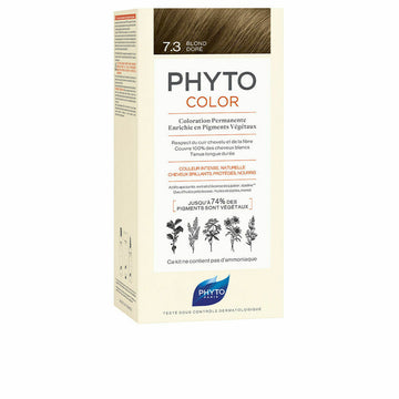 Coloration Permanente PHYTO PhytoColor 7.3-rubio dorad Sans ammoniaque