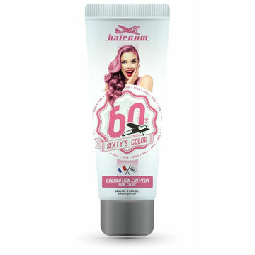 Colorazione Semipermanente Hairgum Sixty's Color Rosa (60 ml)