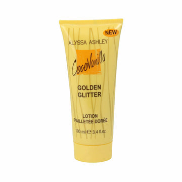 Lotion pour le corps pétillante et glamour Coco Vanilla Golden Gliter Alyssa Ashley 463 100 ml
