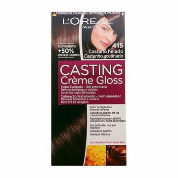 Teinture sans ammoniaque Casting Creme Gloss L'Oreal Make Up Casting Creme Gloss Châtain Froid 180 ml