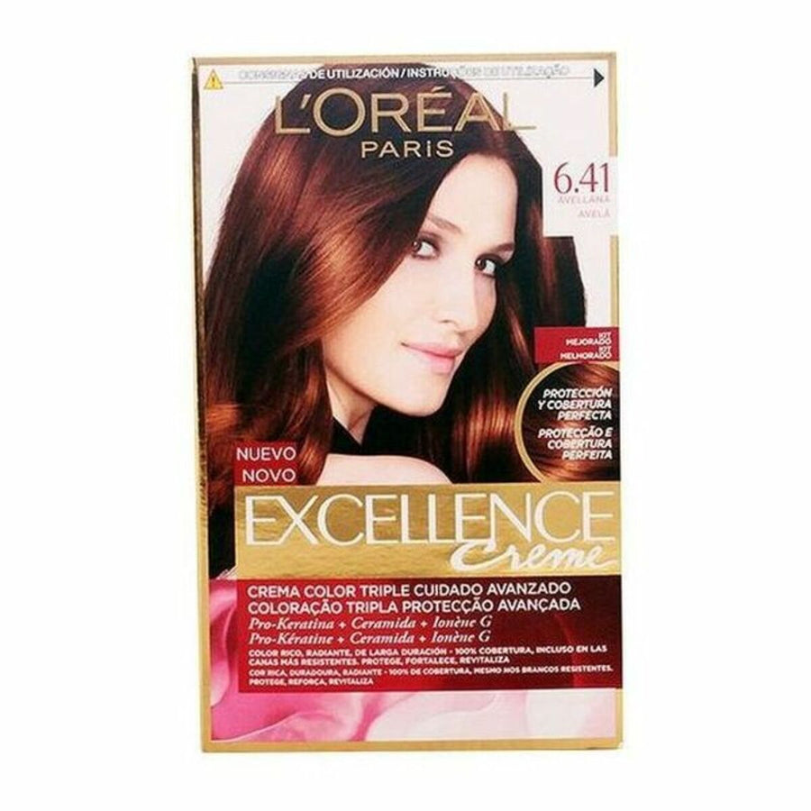 Teinture permanente Excellence L'Oreal Make Up Excellence Nº 9.0-rubio muy claro Nº 8.0-rubio claro 192 ml