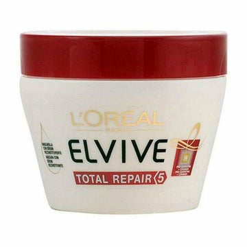Maschera Riparatrice per Capelli Total Repair L'Oreal Make Up Elvive 300 ml