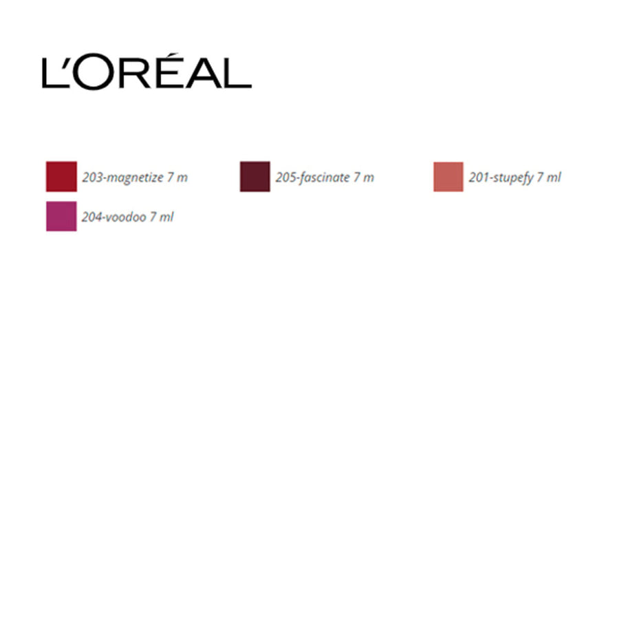 Lucidalabbra Rouge Signature Metallics L'Oreal Make Up (7 ml) 7 ml
