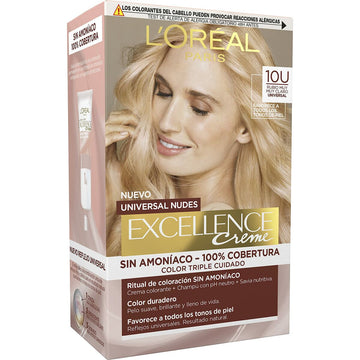 Teinture permanente L'Oreal Make Up Excellence Blond clair Nº 9.0-rubio muy claro