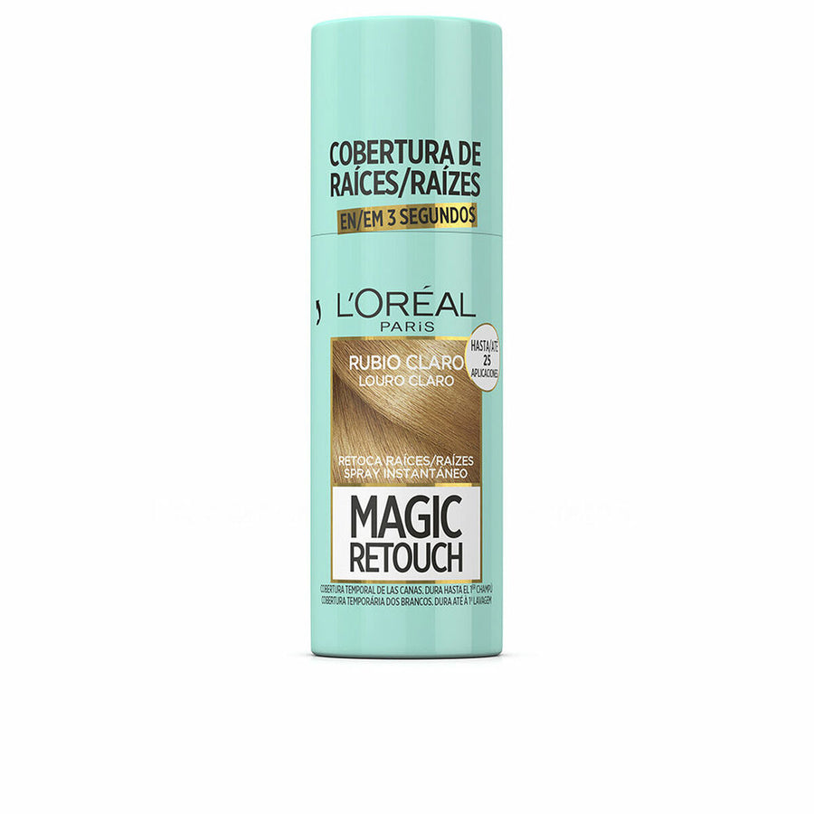 Spray Temporaneo per Correzione Radice L'Oréal Paris Magic Retouch Biondo Chiaro Nº 8.0-rubio claro 75 ml