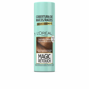 Spray Temporaneo per Correzione Radice L'Oréal Paris Magic Retouch Castano Mogano 75 ml