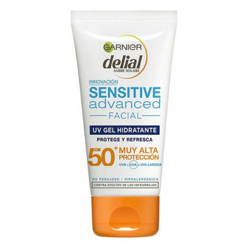 Crème Solaire en Gel SENSITIVE ADVANCED Garnier Sensitive Advanced Spf 50+ (50 ml) SPF 50+ 50 ml