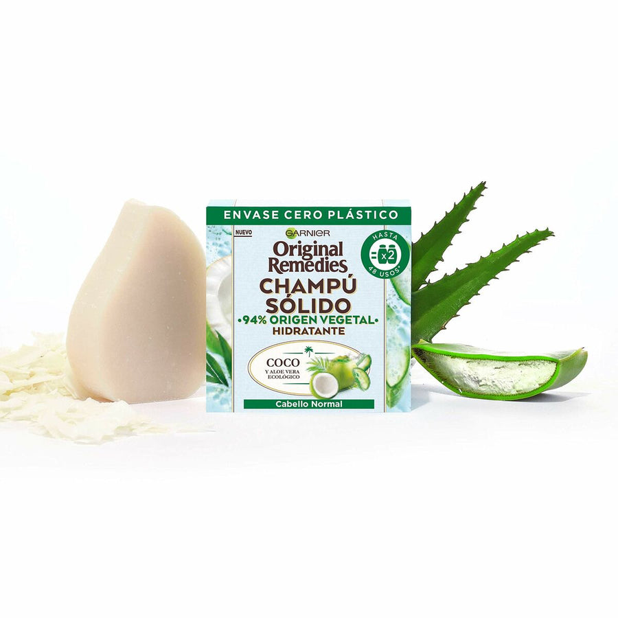 Shampoo Solido Garnier Original Remedies Idratante Cocco Aloe Vera 60 g