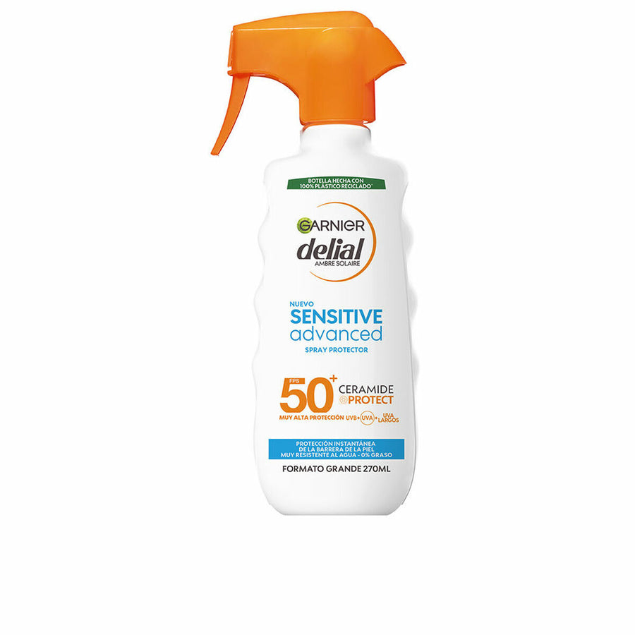 Crème Solaire pour le Corps en Spray Garnier Sensitive Advanced Spf 50 (270 ml)