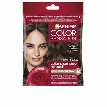 Shampoo Colorante Garnier COLOR SENSATION Castano Nº 4.0 Semipermanente