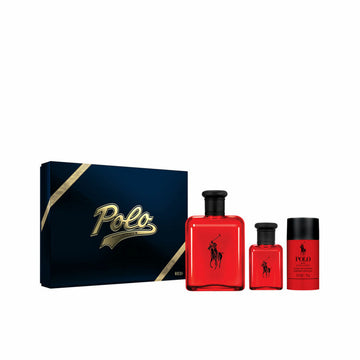 Set de Parfum Homme Ralph Lauren Polo Red 3 Pièces