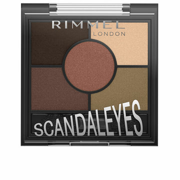 Palette di Ombretti Rimmel London Scandaleyes Nº 002 Brixton brown 3,8 g