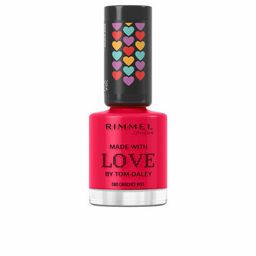 Smalto per unghie Rimmel London Made With Love by Tom Daley Nº 300 Glaston berry 8 ml