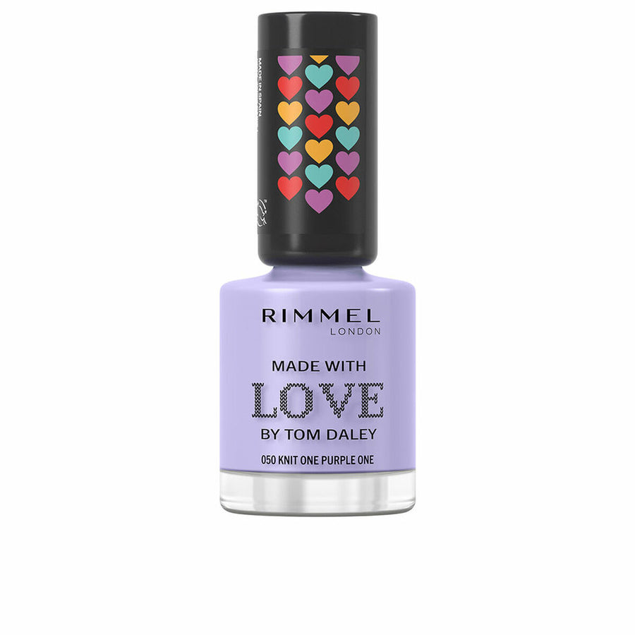 smalto Rimmel London Made With Love by Tom Daley Nº 050 Knit one purple one 8 ml