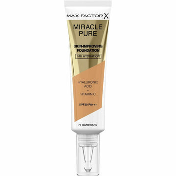 Base de maquillage liquide Max Factor Miracle Pure Spf 30 Nº 70-warm sand 30 ml