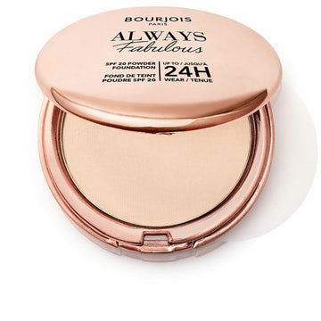 Base per il Trucco in Polvere Bourjois Always Fabulous Nº 100 Rose Ivory Spf 20 7 g