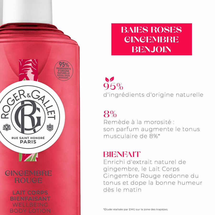 Lotion corporelle Roger & Gallet Gingembre Rouge 250 ml
