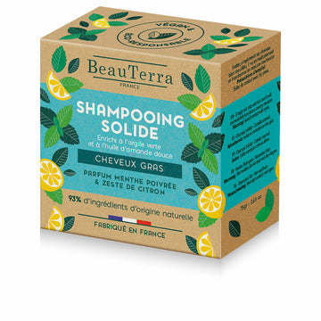 Shampoo Solido Beauterra Solide Menta Limone 75 g