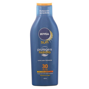 Crema Solare Protege & Hidrata Nivea Protect And Moister SPF 30 (200 ml) Spf 30 200 ml