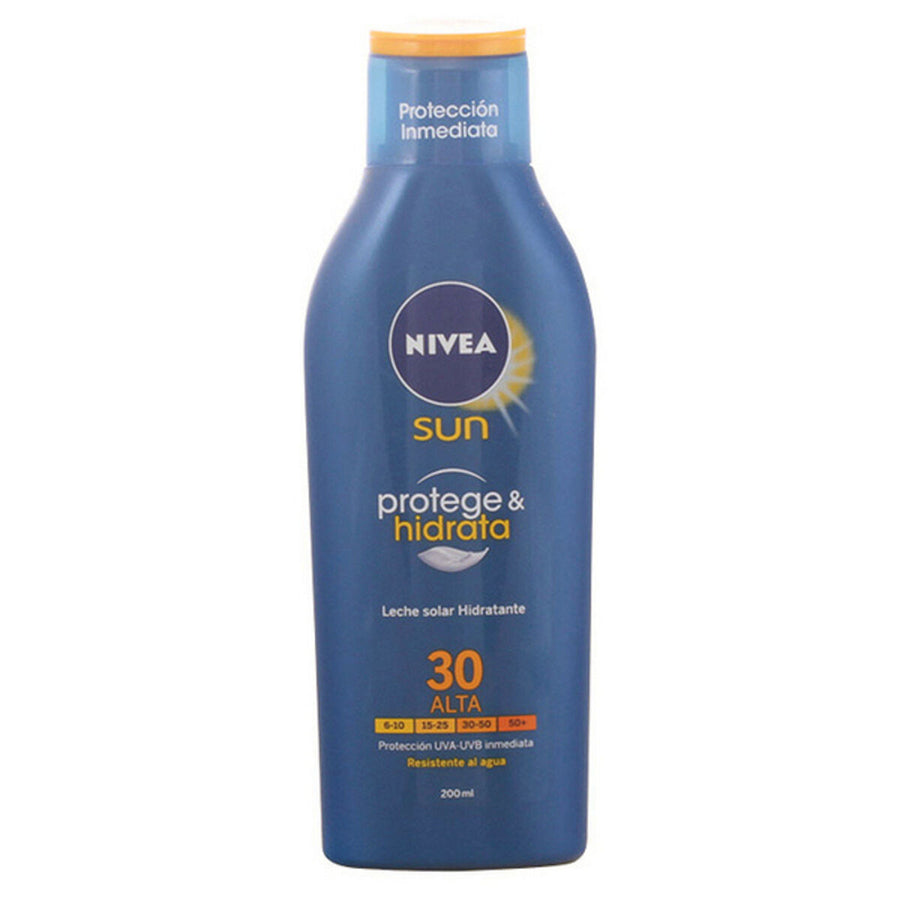 Lait solaire Protege & Hidrata Nivea Protect And Moister SPF 30 (200 ml) Spf 30 200 ml