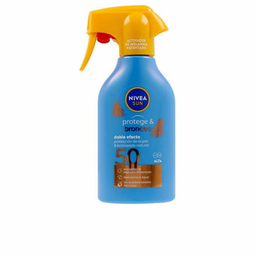Crème Solaire pour le Corps en Spray Nivea Sun Protect & Moisture Spf 50 (270 ml)