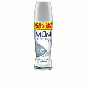 Deodorante Roll-on Mum Unperfumed Soft 75 ml