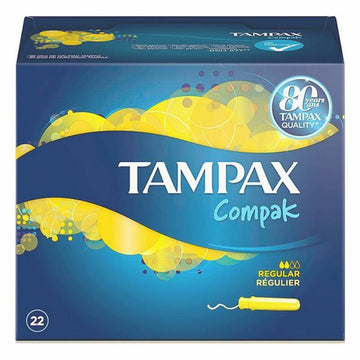 Vidiniai Absorbentai Įprasti COMPAK Tampax Tampax Compak (22 uds) 22 uds