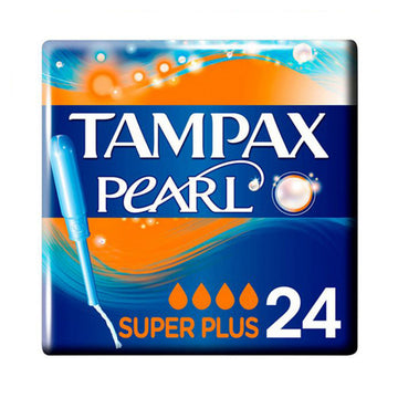 Pacco di Assorbenti interni Pearl Super Plus Tampax Tampax Pearl (24 uds) 24 uds