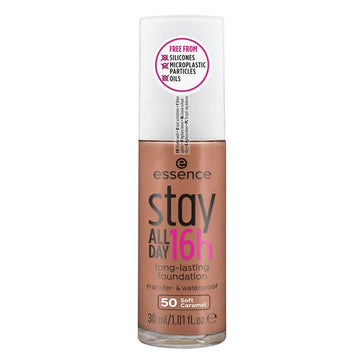 Base de maquillage liquide Essence Stay All Day 16H Nº 50-soft caramel 30 ml