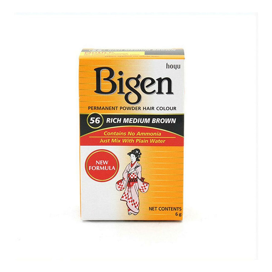 Bigen 56 Rich Nº56 Rich Medium Brown permanentiniai dažai (6 gr)
