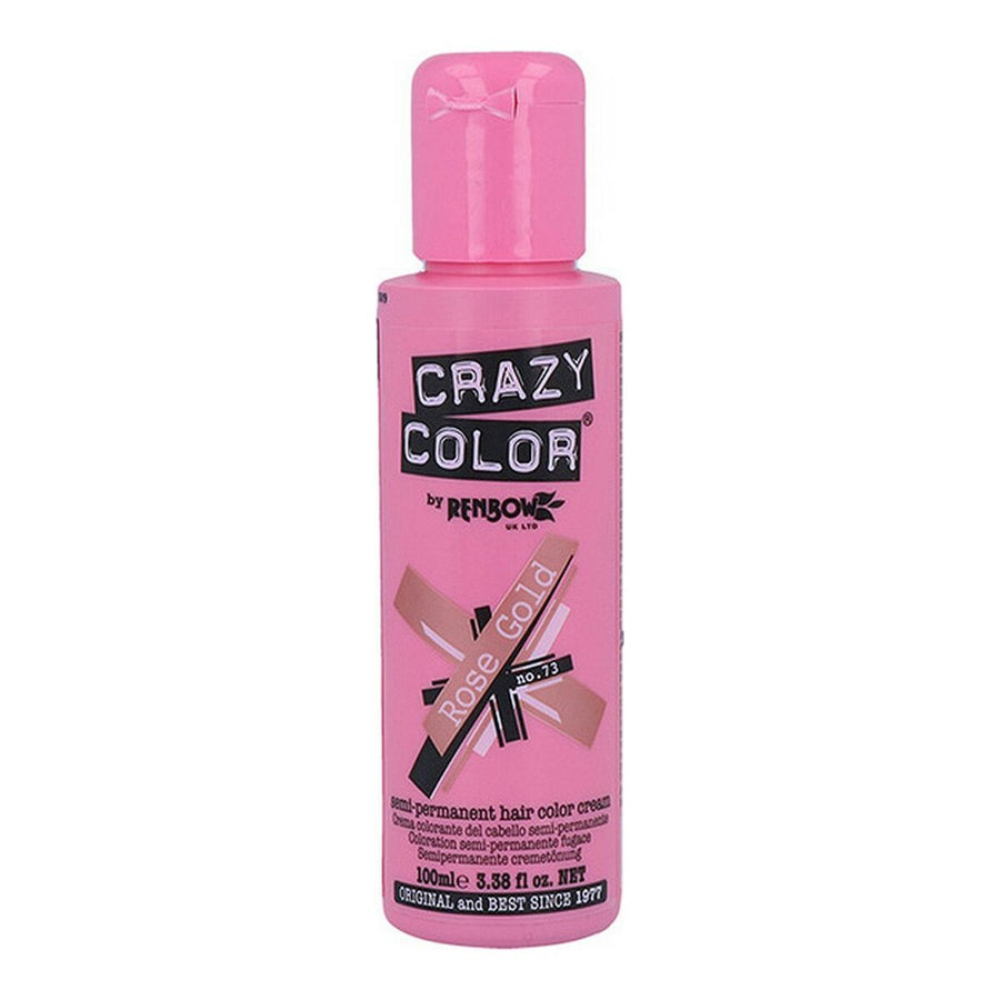 Couleur Semi-permanente Pink Gold Crazy Color Nº 73 (100 ml)