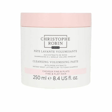 Shampoo per Dare Volume Christophe Robin Rhassoul Clay & Rose Extracts Pasta (250 ml)