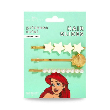 Plaukų segtukas Mad Beauty Disney Princess Ariel Golden (3 vnt.)