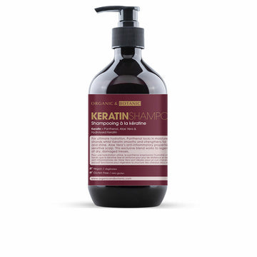 Organinis ir botaninis keratino šampūnas (500 ml)