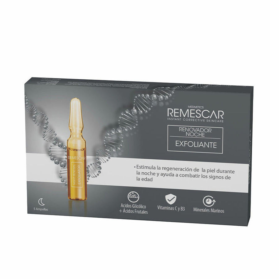 Remescar momentinis korekcinis odos priežiūros naktinis veido šveitiklis (5 x 2 ml)