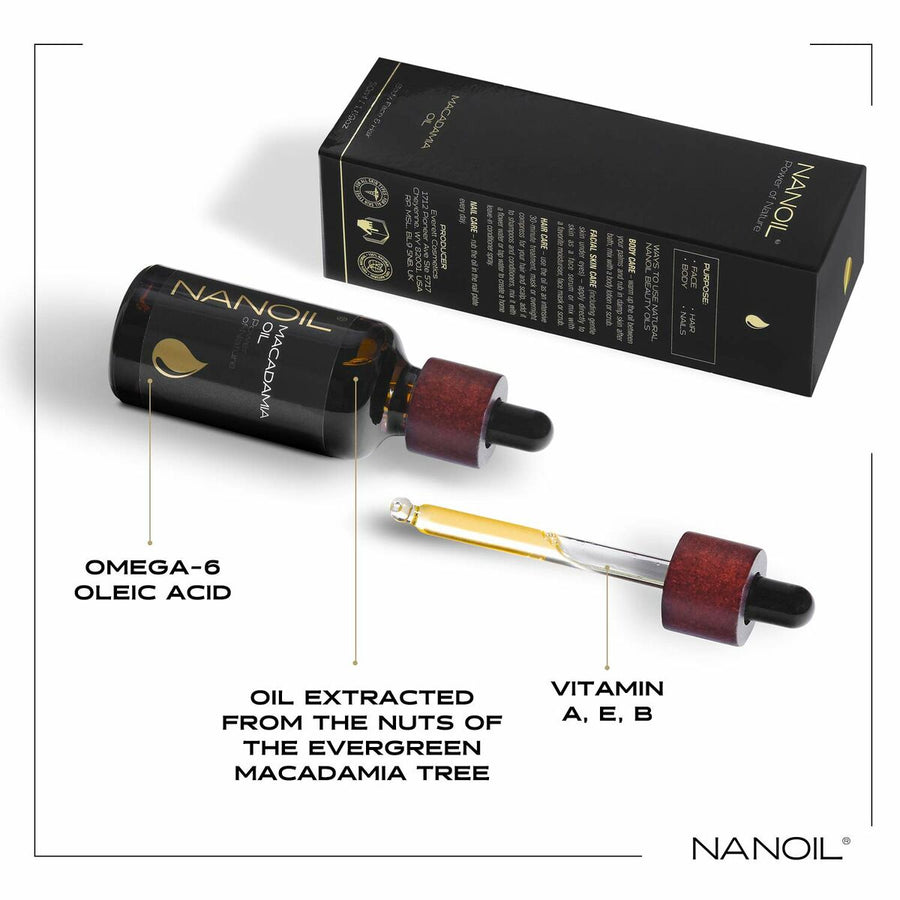 Olio Corpo Nanoil Power Of Nature Olio di noce di macadamia (50 ml)