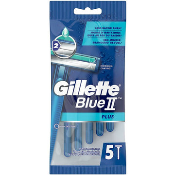 Gillette Blue Ii Plus skutimosi peiliukai 5 vnt